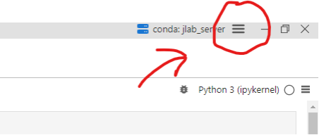 Find Settings in JupyterLab