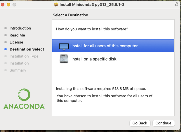 Select a Destination